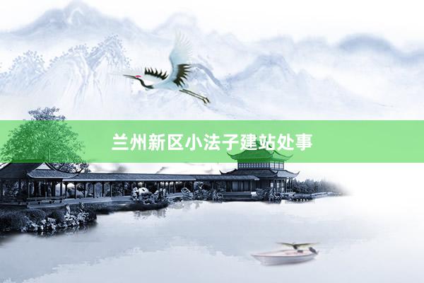 兰州新区小法子建站处事